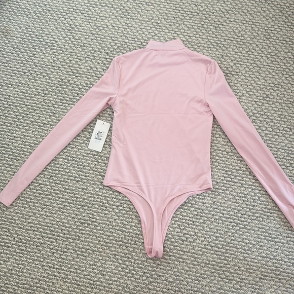 Pink Longsleeve Bodysuit 1 - Picture 3 of 4